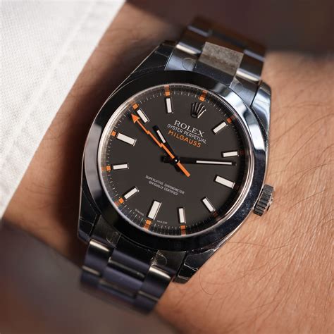 rolex milgauss black dial vs gv|vintage Rolex Milgauss black dial.